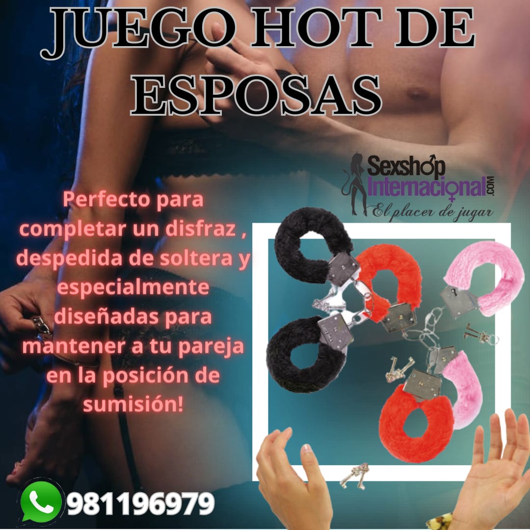 JUEGO DE ESPOSAS PELUCHE-DE ACERO-LLAVES-SEXSHOP LIMA 971890151 